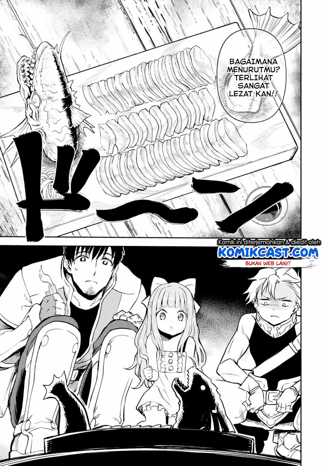 Halaman 8 dari Boukensha License o Hakudatsusareta Ossan Dakedo, Manamusume ga Dekita node Nonbiri Jinsei o Ouka Suru Chapter 14.2