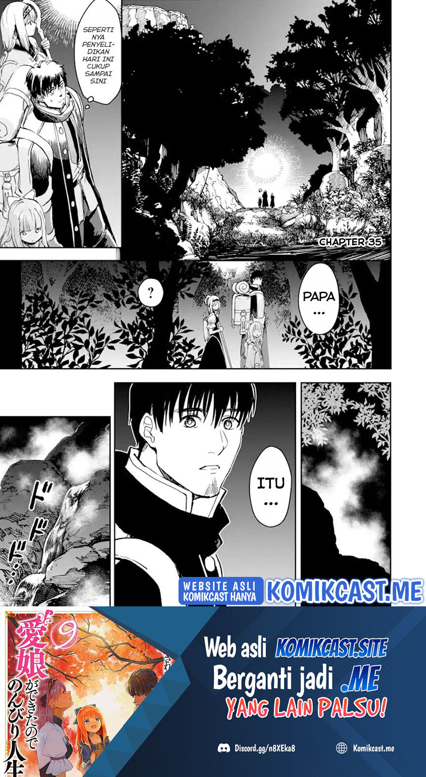 Halaman 2 dari Boukensha License o Hakudatsusareta Ossan Dakedo, Manamusume ga Dekita node Nonbiri Jinsei o Ouka Suru Chapter 35.1