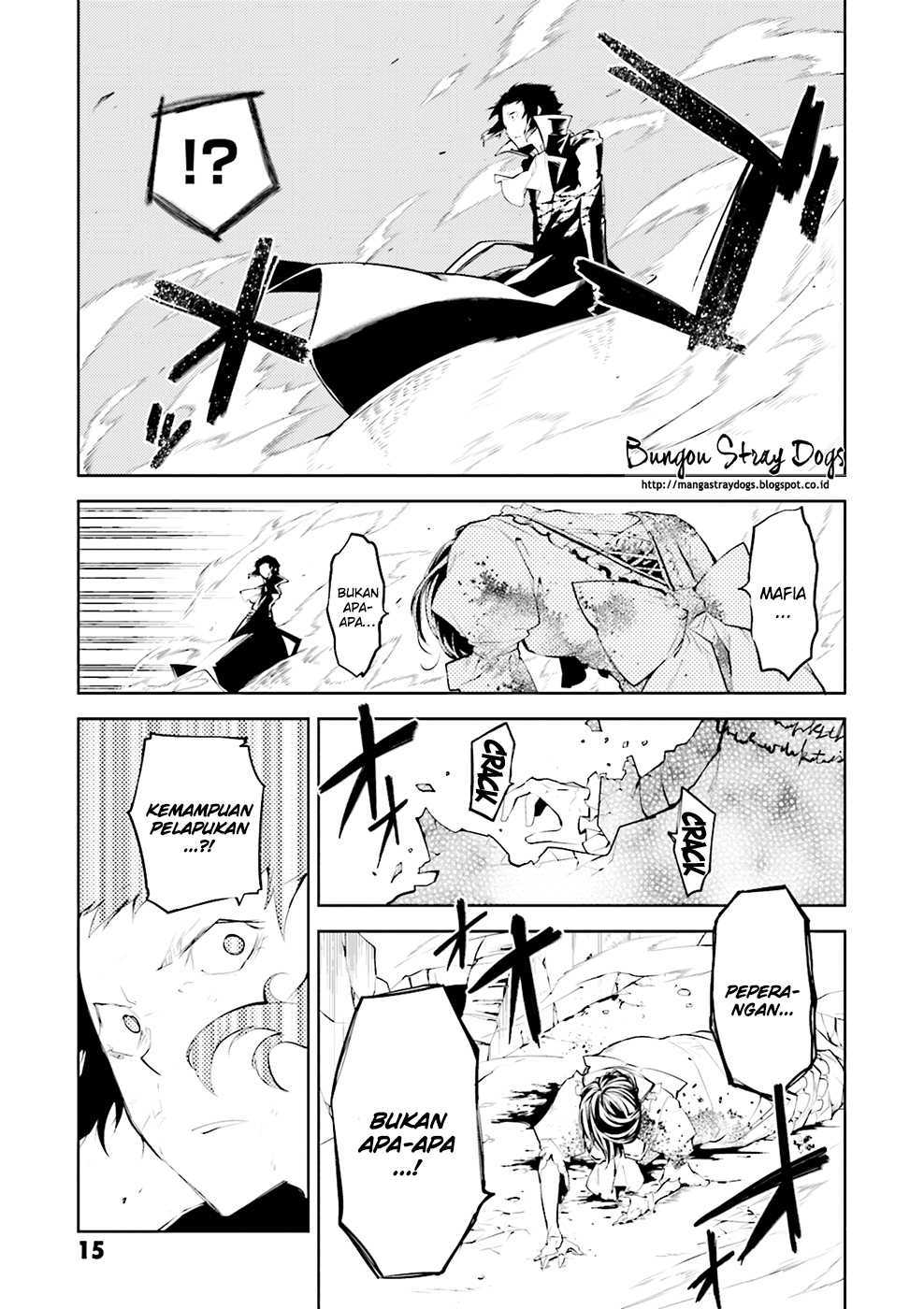 Halaman 16 dari Bungou Stray Dogs Chapter 21