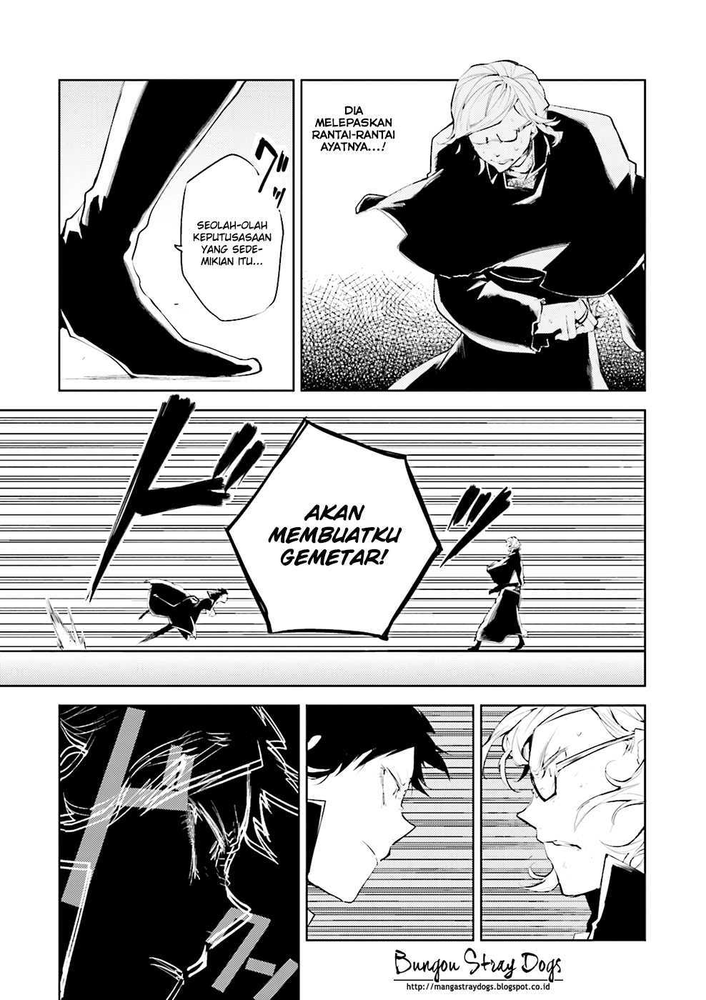 Halaman 20 dari Bungou Stray Dogs Chapter 21