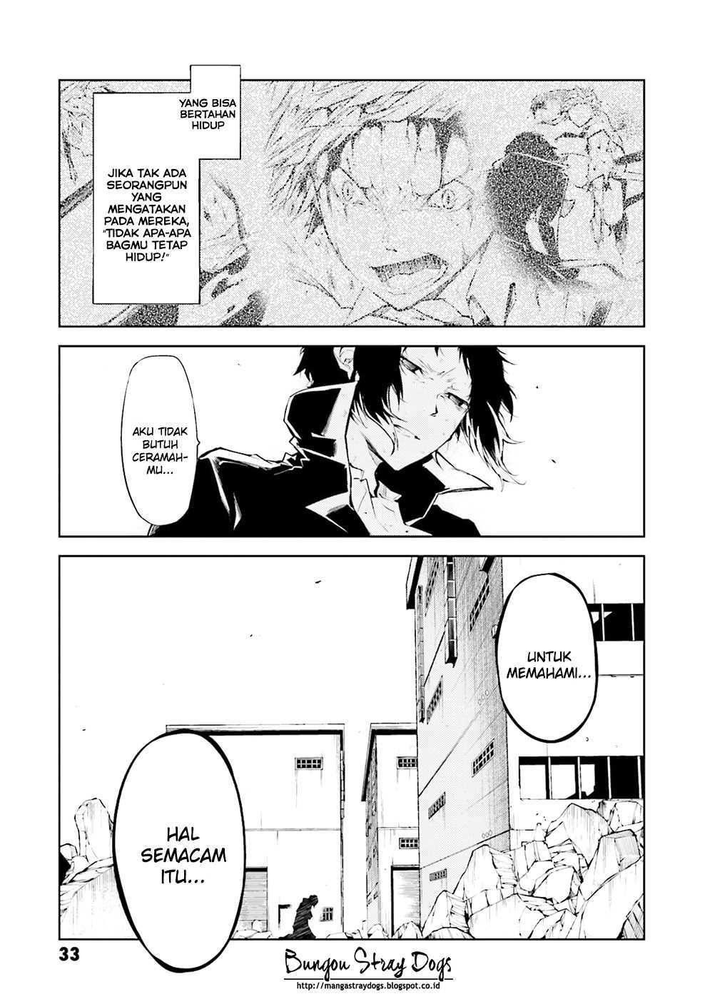 Halaman 33 dari Bungou Stray Dogs Chapter 21