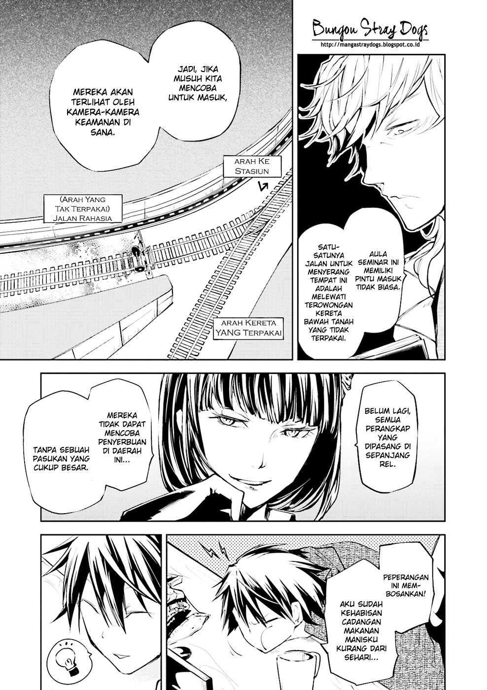 Halaman 35 dari Bungou Stray Dogs Chapter 21