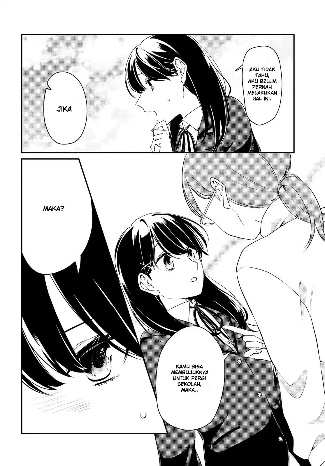 Halaman 10 dari Lonely Girl ni Sakaraenai Chapter 1