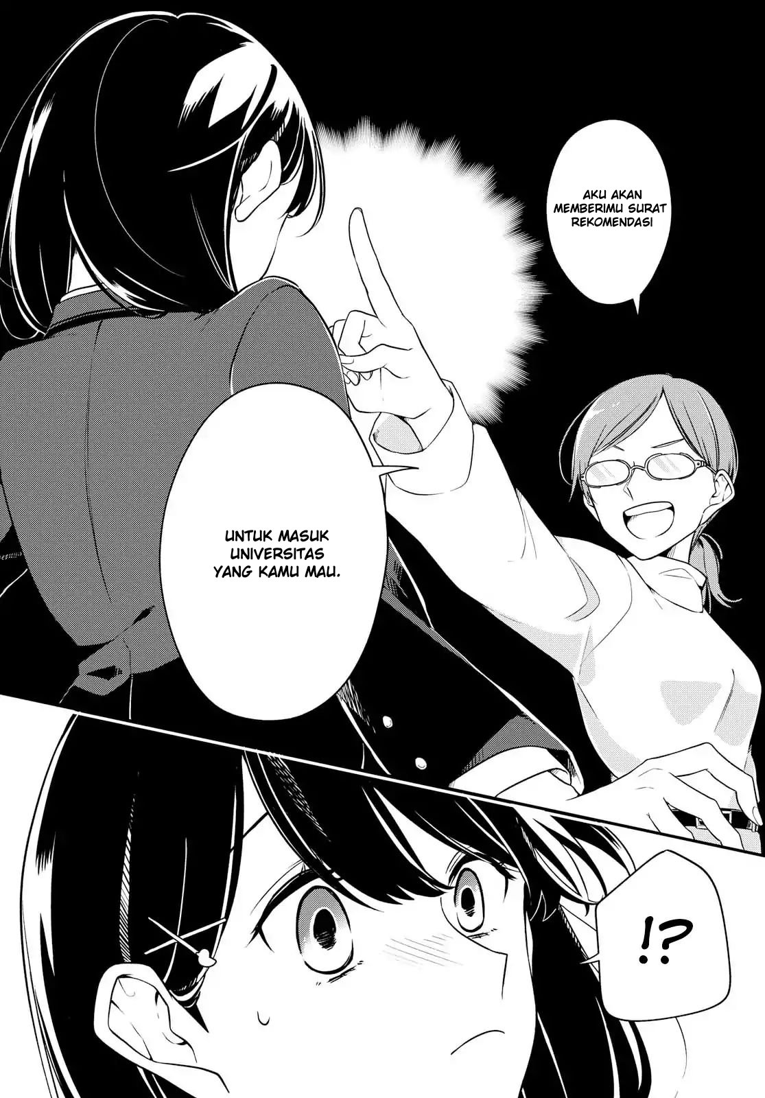 Halaman 11 dari Lonely Girl ni Sakaraenai Chapter 1