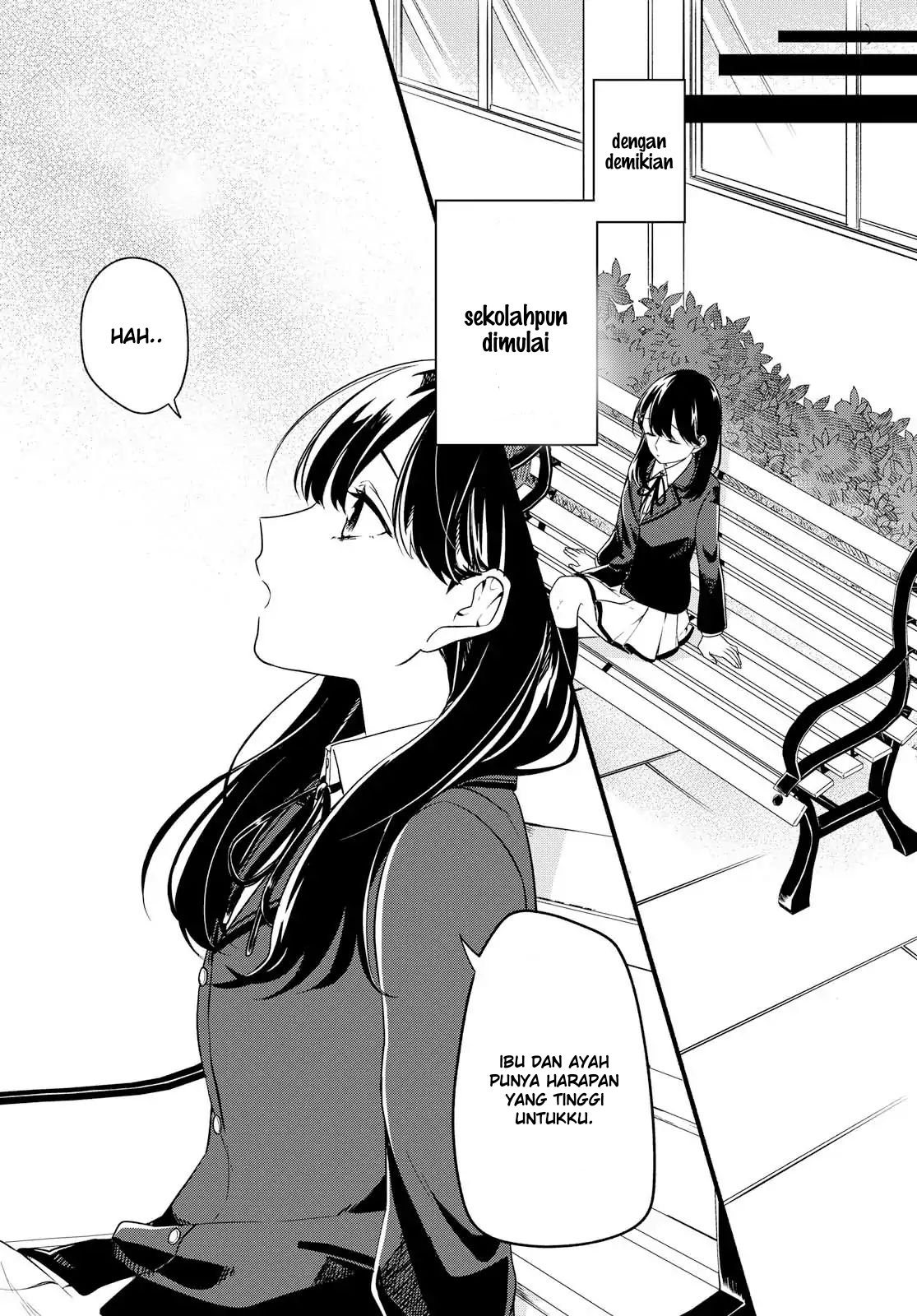 Halaman 6 dari Lonely Girl ni Sakaraenai Chapter 1