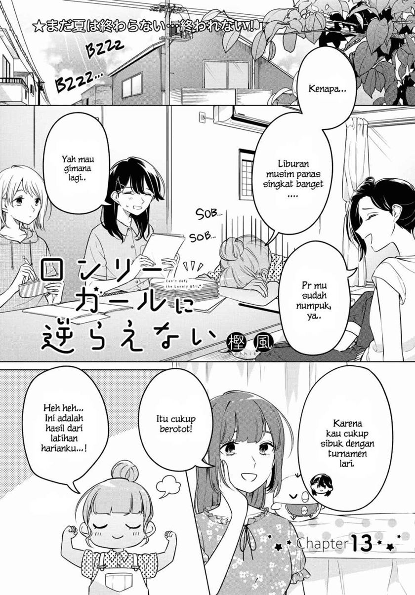 Halaman 2 dari Lonely Girl ni Sakaraenai Chapter 13
