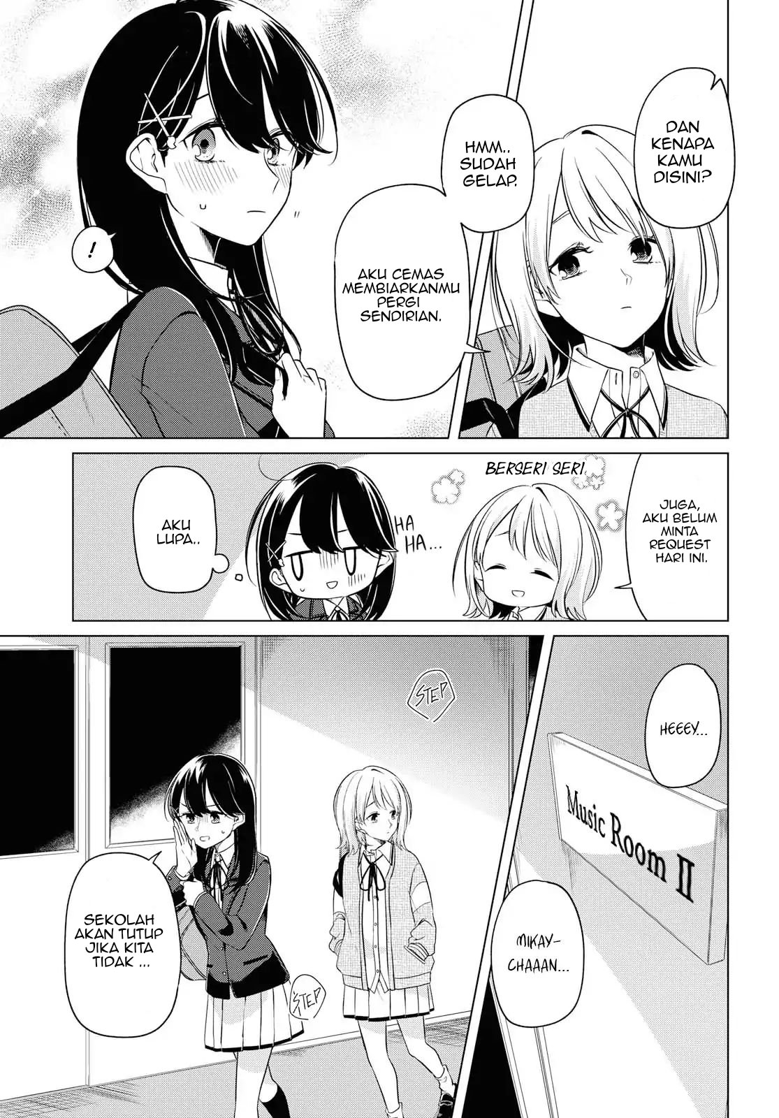 Halaman 12 dari Lonely Girl ni Sakaraenai Chapter 3
