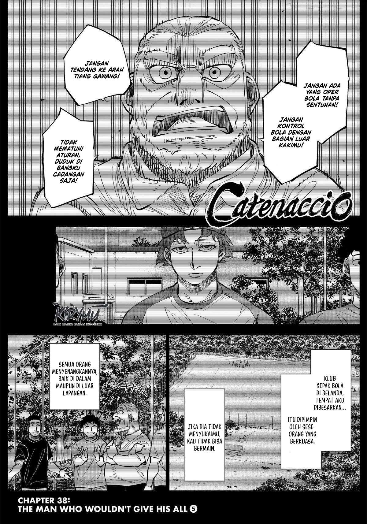 Halaman 2 dari Catenaccio Chapter 38