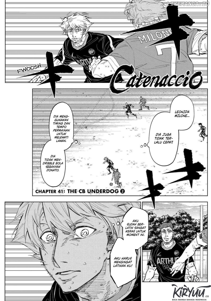 Halaman 2 dari Catenaccio Chapter 41