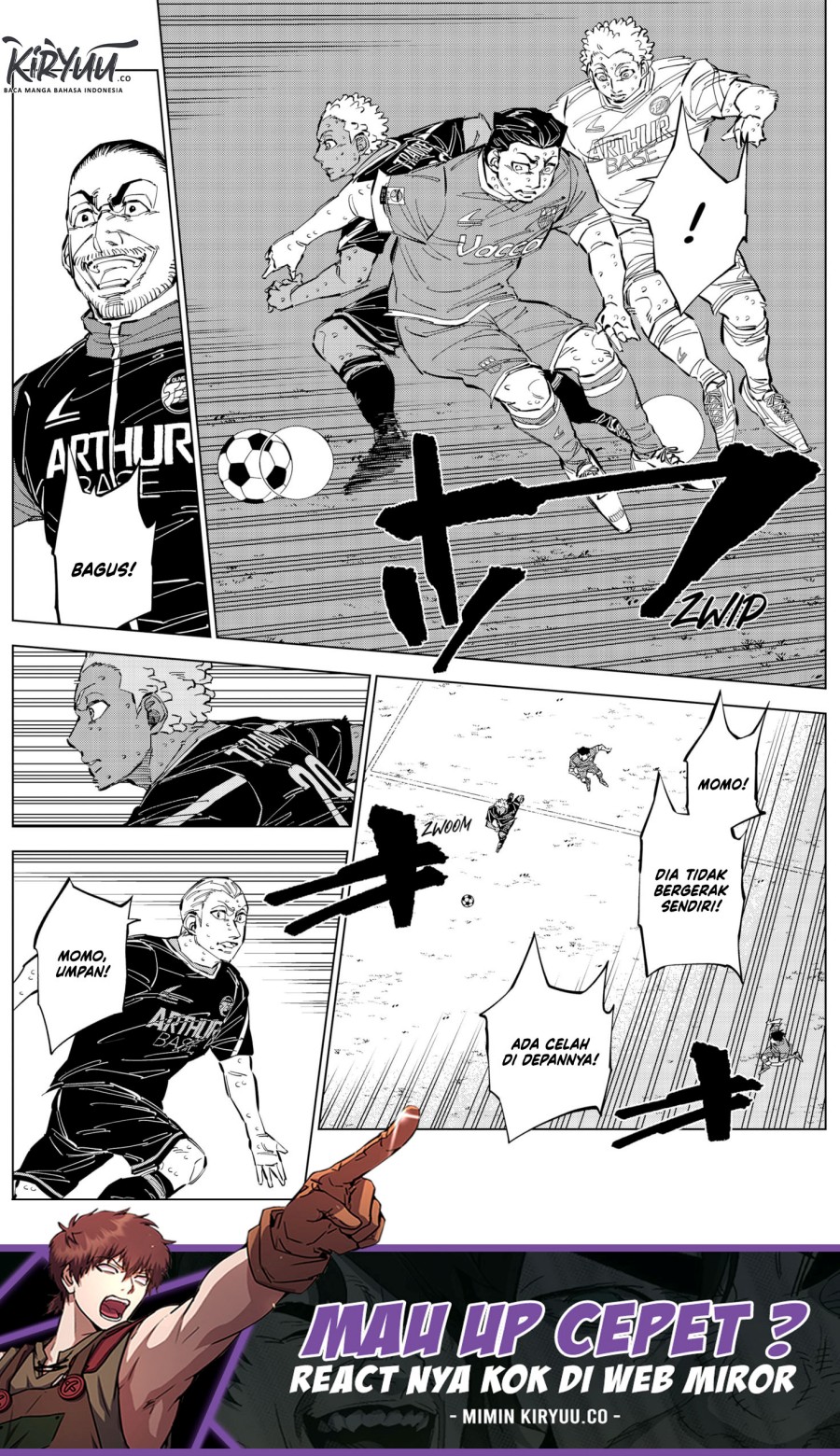 Halaman 6 dari Catenaccio Chapter 51
