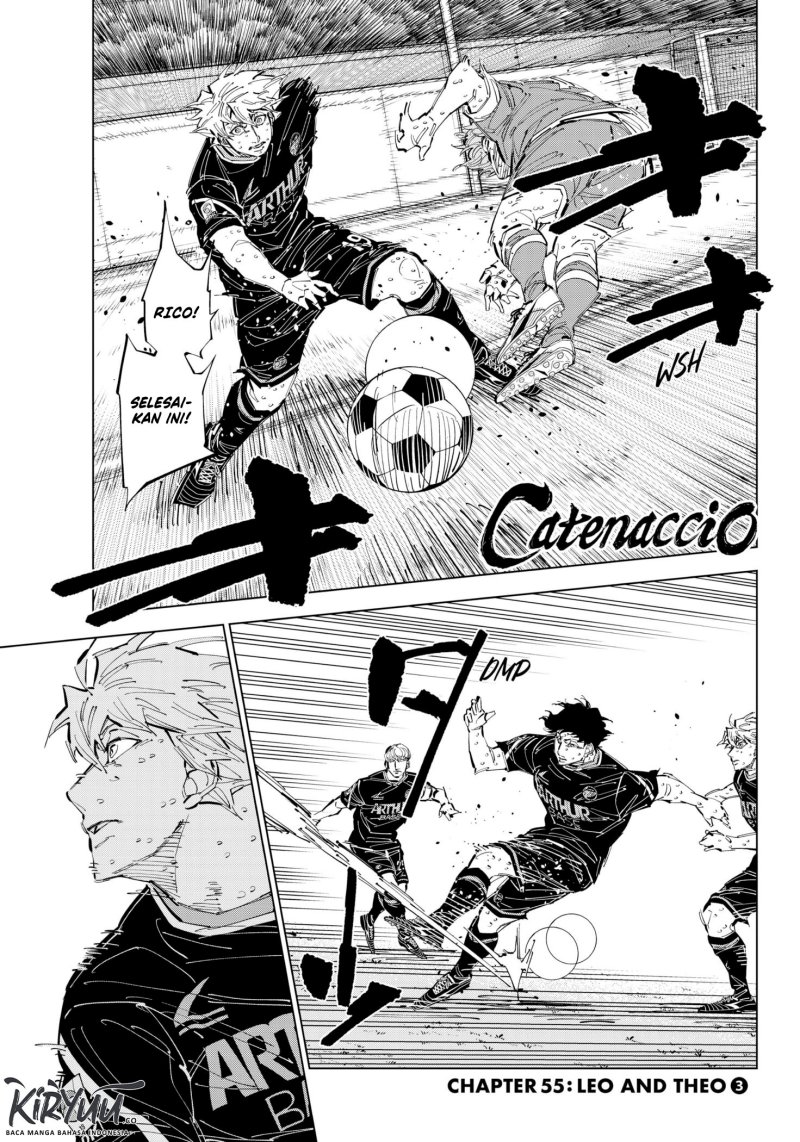 Halaman 2 dari Catenaccio Chapter 55