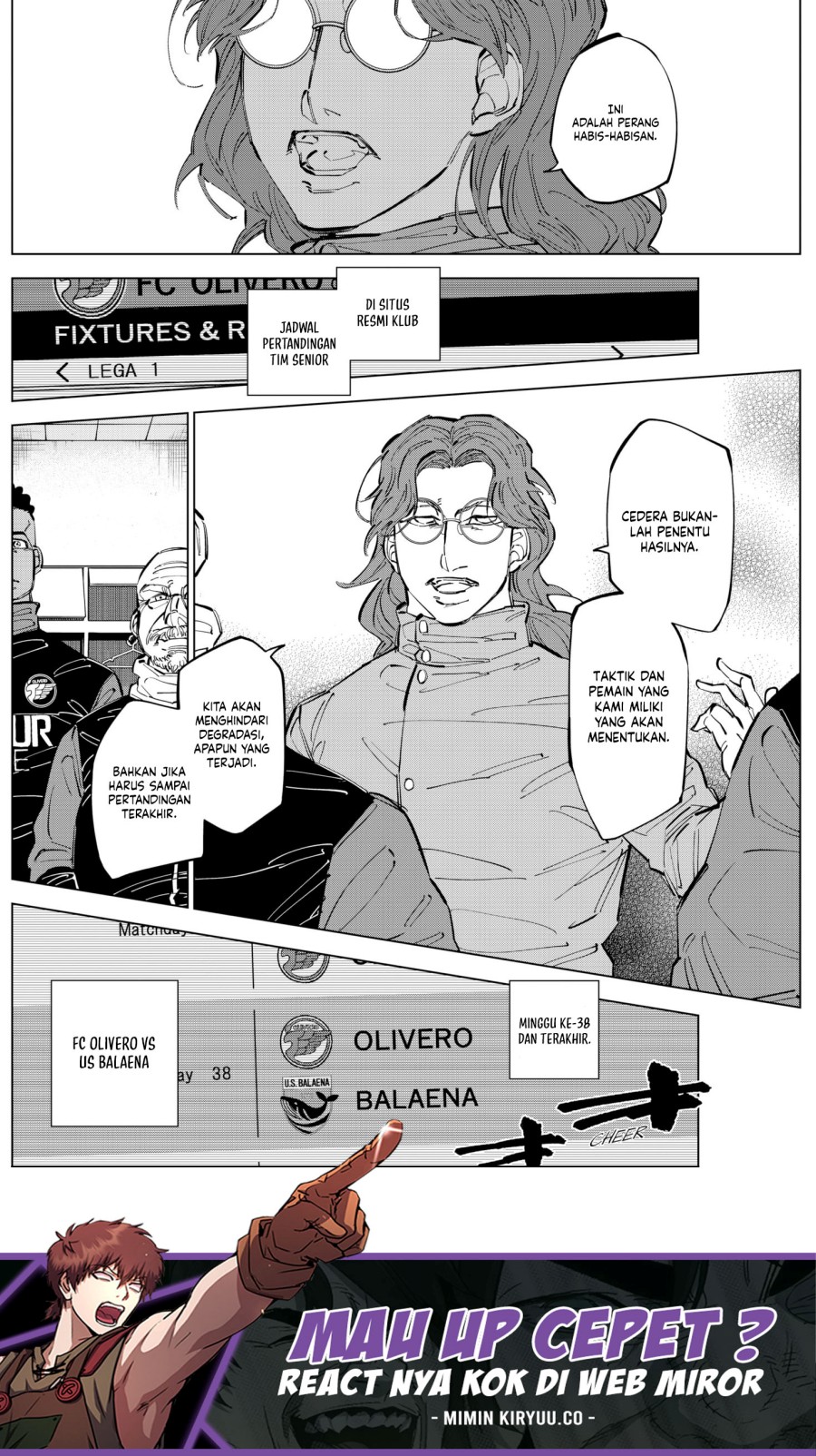 Halaman 19 dari Catenaccio Chapter 56