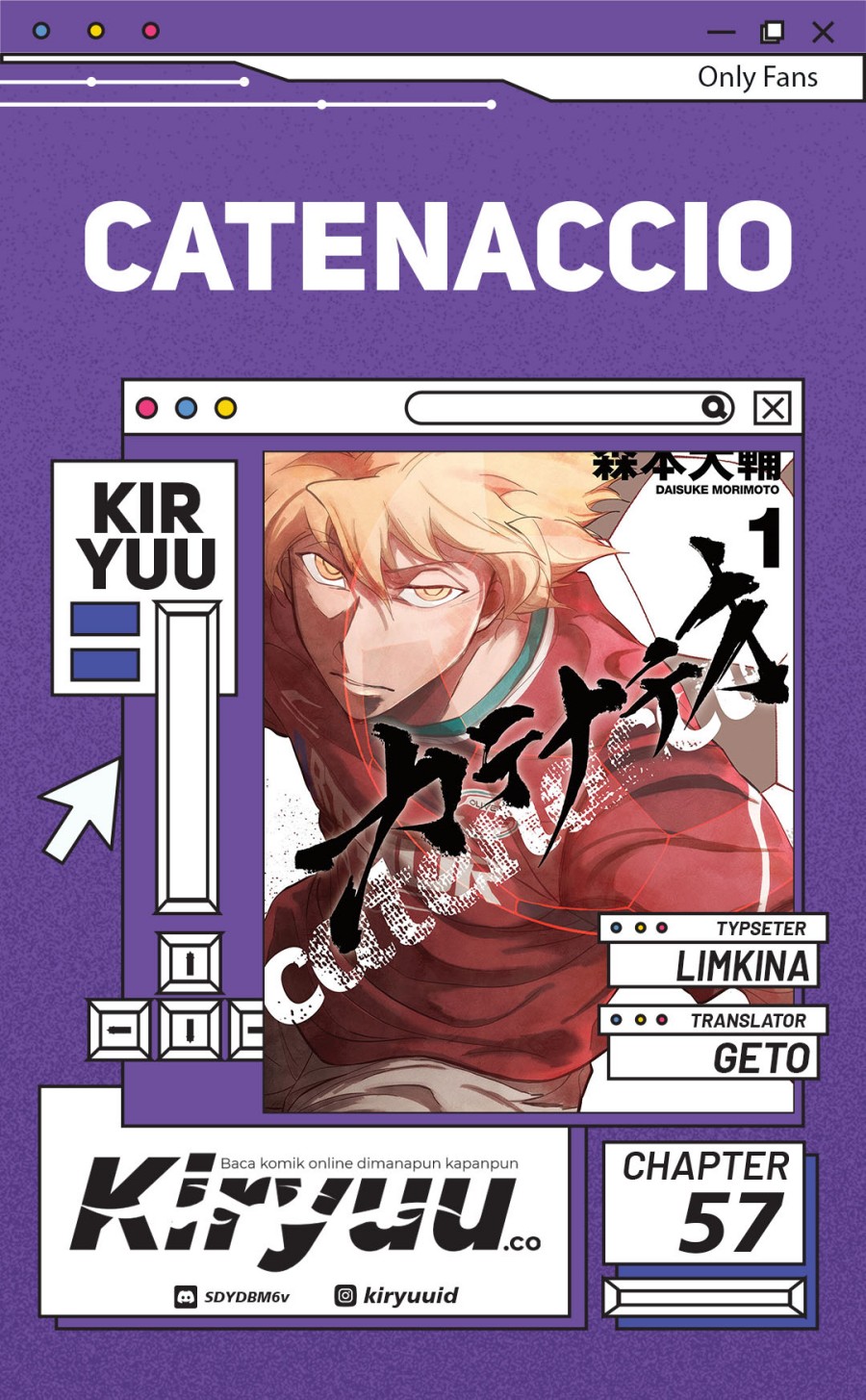 Halaman 1 dari Catenaccio Chapter 57