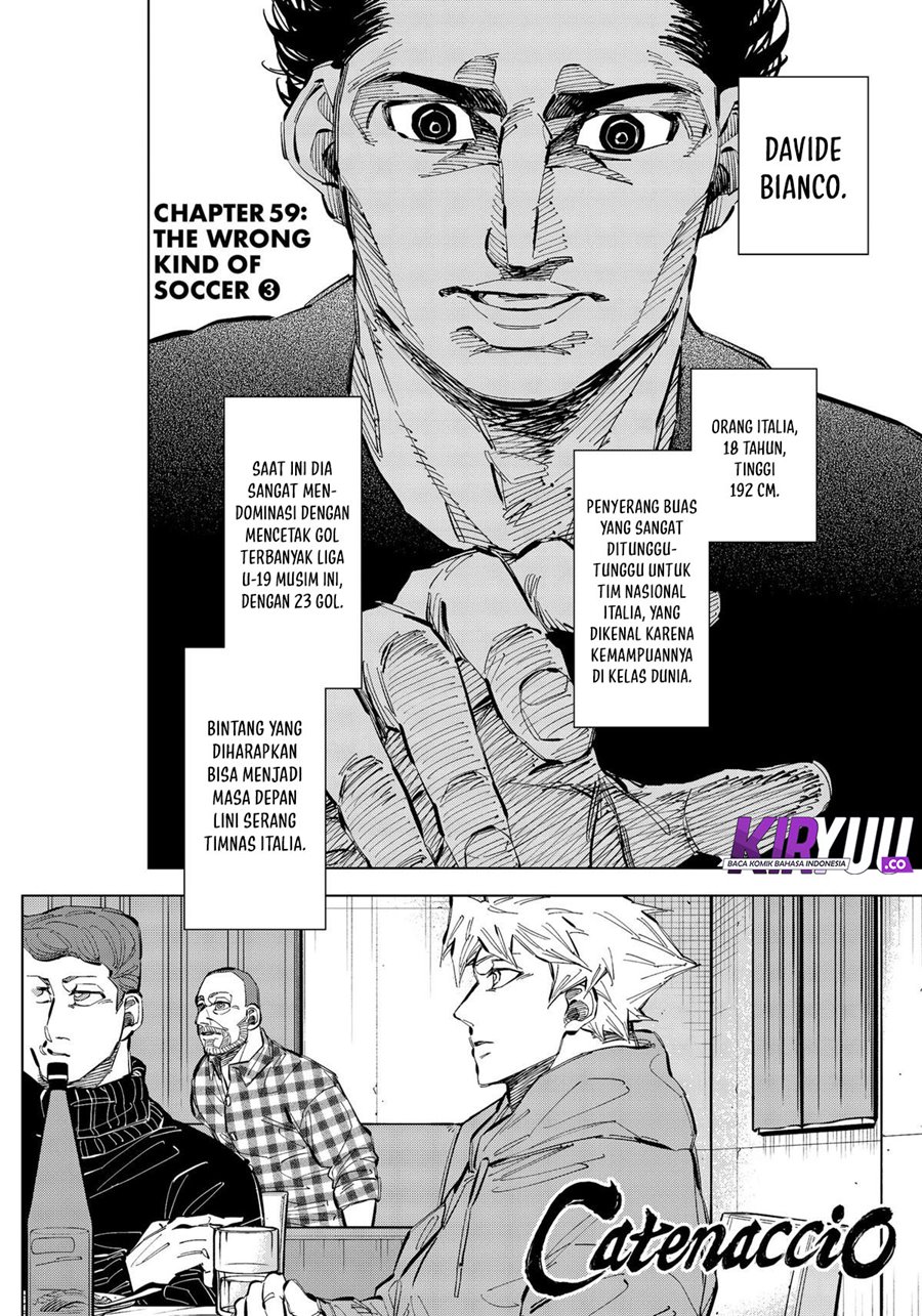 Halaman 2 dari Catenaccio Chapter 59