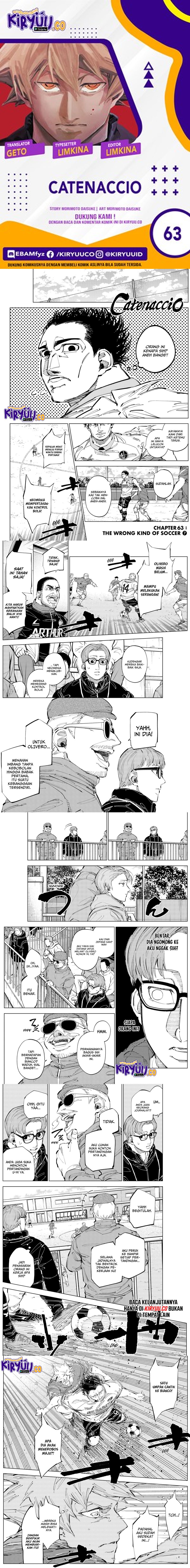 Halaman 1 dari Catenaccio Chapter 63