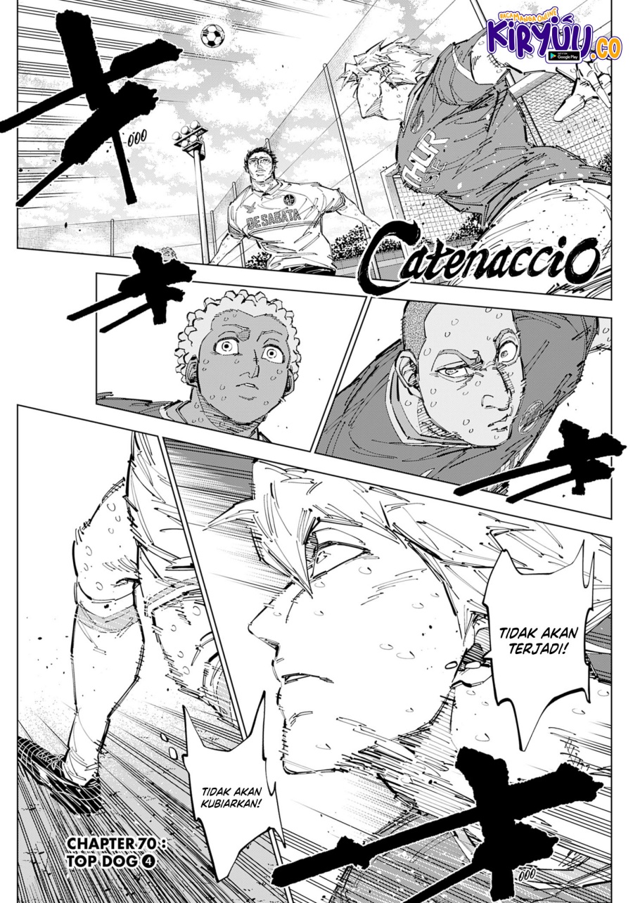 Halaman 2 dari Catenaccio Chapter 70