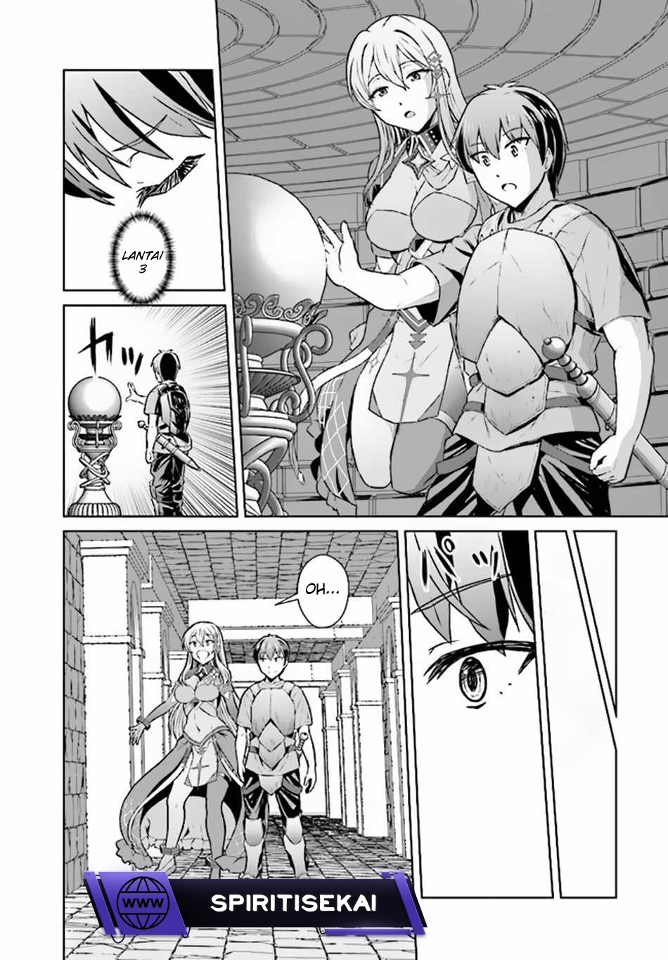 Halaman 10 dari Chuusotsu Tansakusha no Nariagari Eiyuutan Chapter 2.1