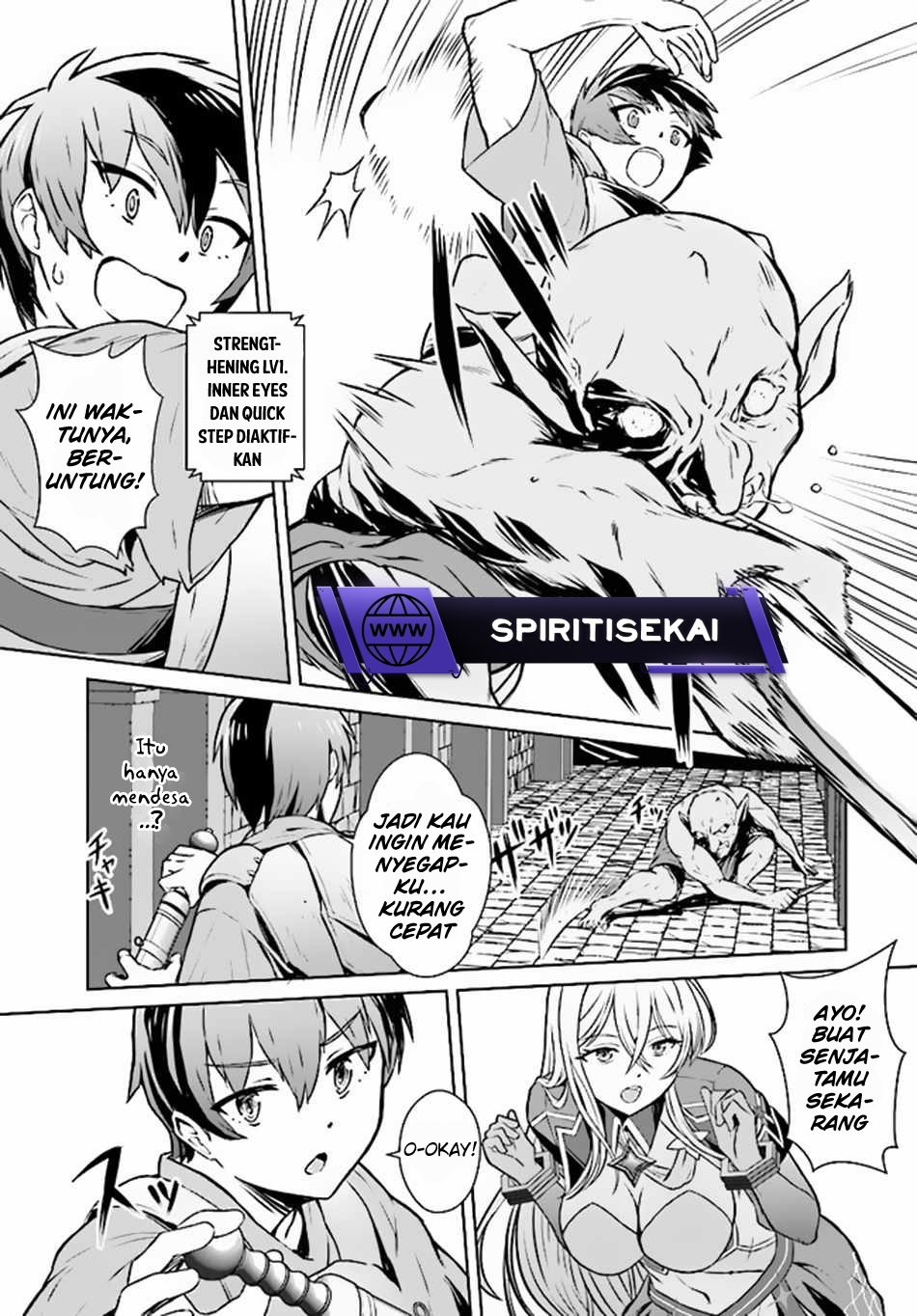 Halaman 12 dari Chuusotsu Tansakusha no Nariagari Eiyuutan Chapter 2.1