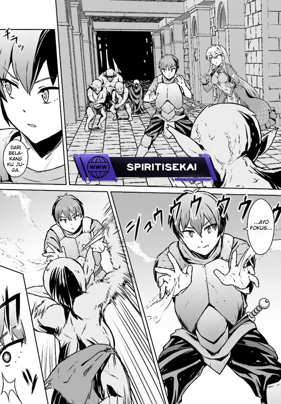 Halaman 13 dari Chuusotsu Tansakusha no Nariagari Eiyuutan Chapter 2.1