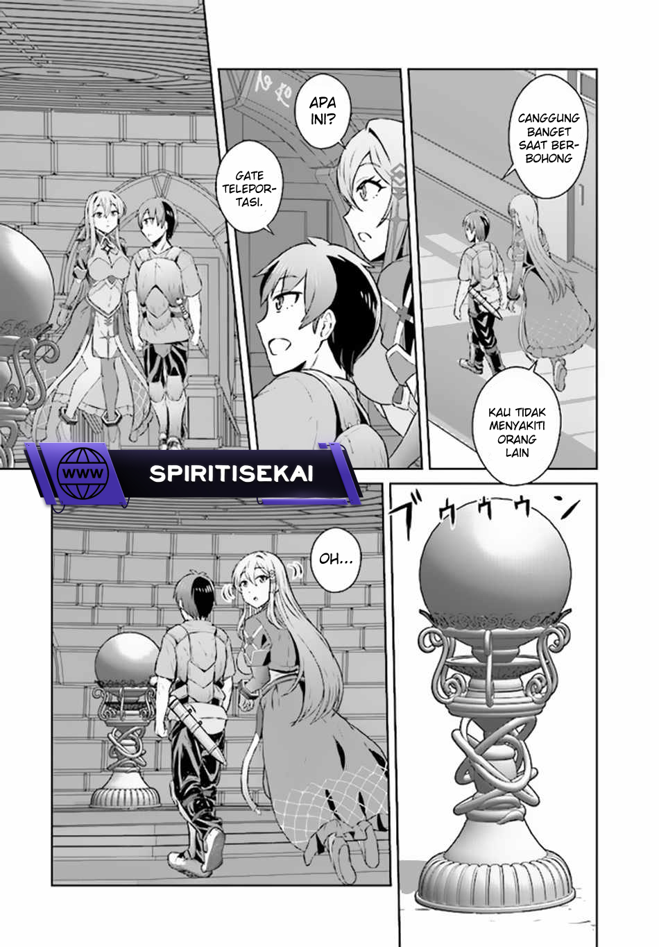 Halaman 16 dari Chuusotsu Tansakusha no Nariagari Eiyuutan Chapter 2.1