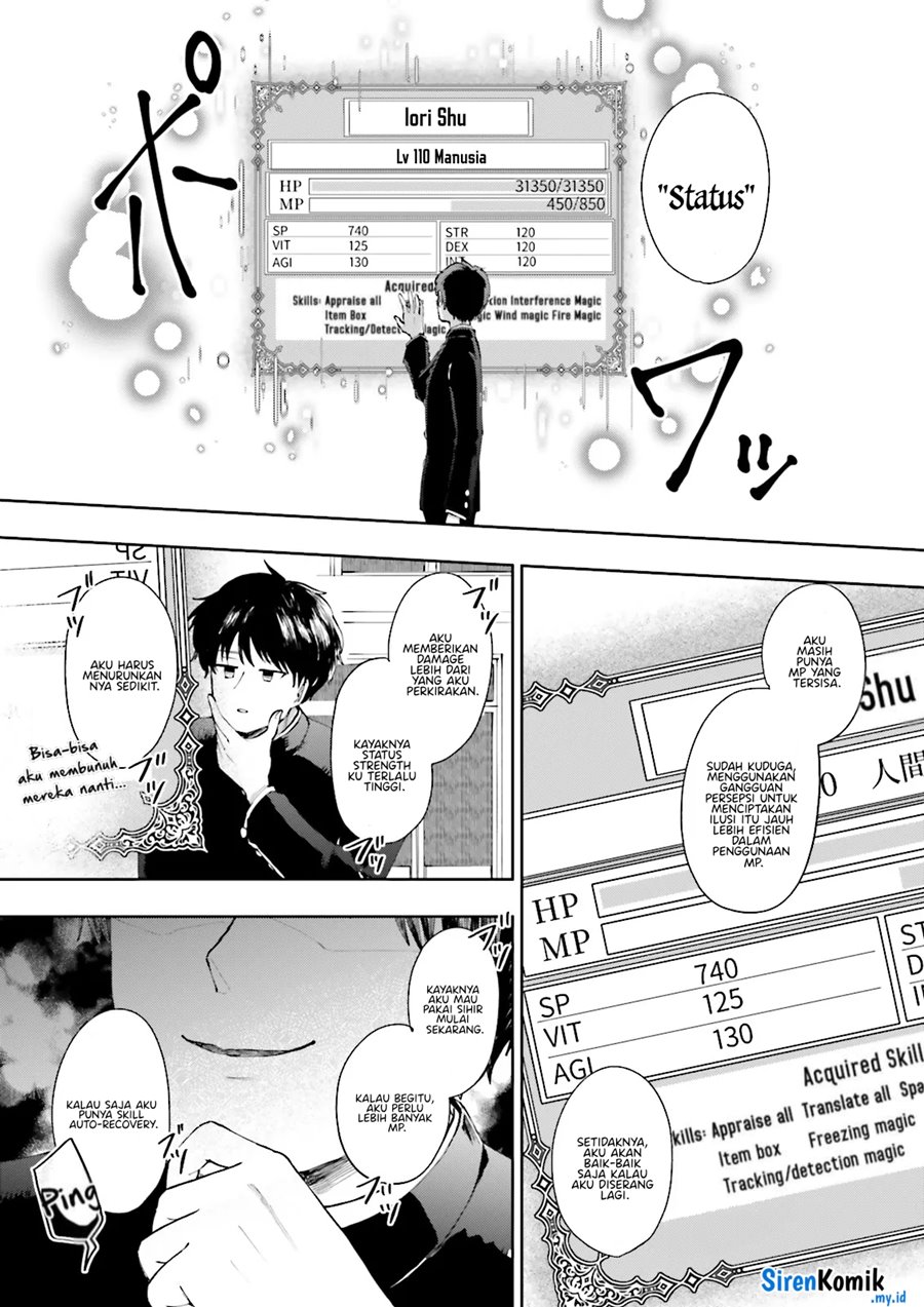 Halaman 12 dari Classmate wa Isekai de Yuusha ni Natta kedo, Ore dake Gendai Nihon ni Okizari ni Narimashita Chapter 1
