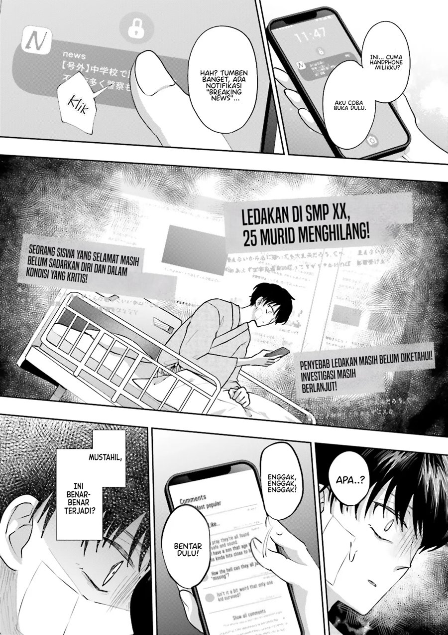 Halaman 29 dari Classmate wa Isekai de Yuusha ni Natta kedo, Ore dake Gendai Nihon ni Okizari ni Narimashita Chapter 1
