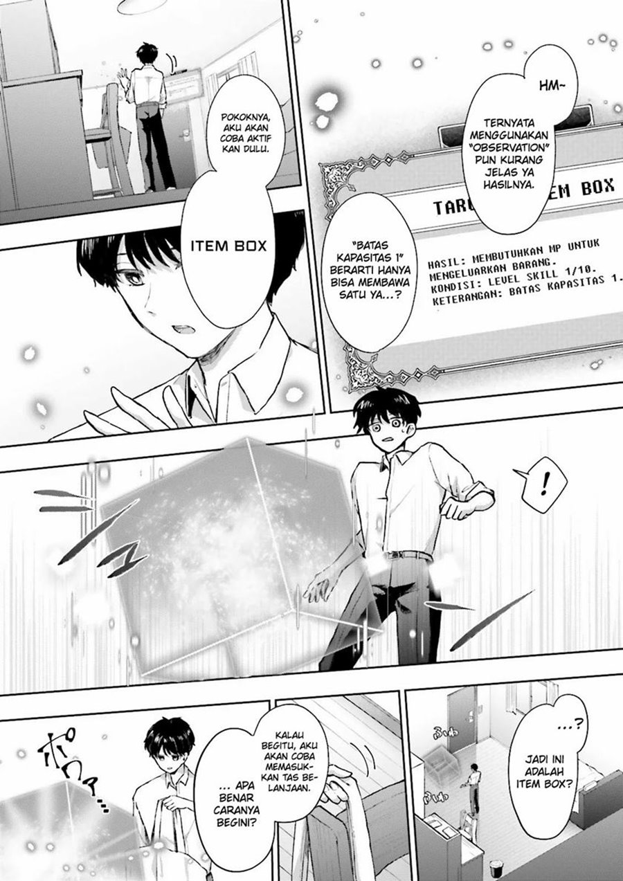 Halaman 13 dari Classmate wa Isekai de Yuusha ni Natta kedo, Ore dake Gendai Nihon ni Okizari ni Narimashita Chapter 3