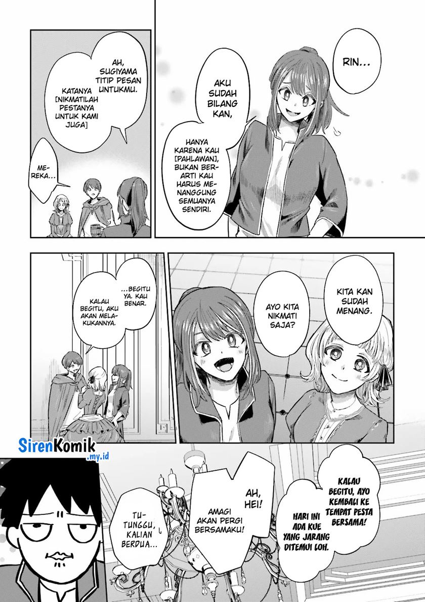 Halaman 15 dari Classmate wa Isekai de Yuusha ni Natta kedo, Ore dake Gendai Nihon ni Okizari ni Narimashita Chapter 6