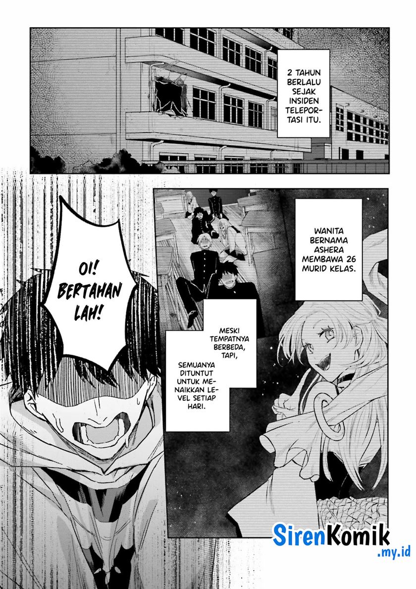 Halaman 5 dari Classmate wa Isekai de Yuusha ni Natta kedo, Ore dake Gendai Nihon ni Okizari ni Narimashita Chapter 6