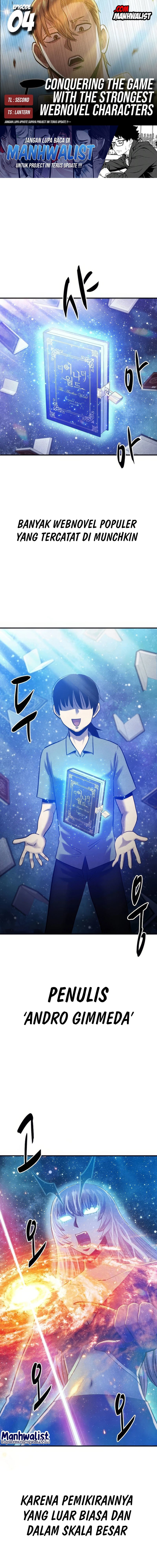 Halaman 1 dari Conquer the Game With the Best Web Novels Chapter 4