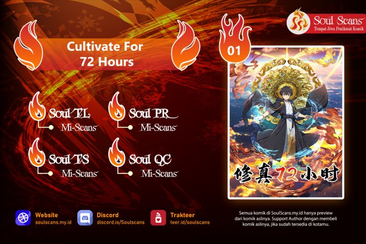 Halaman 1 dari Cultivate for 72 Hours Chapter 1