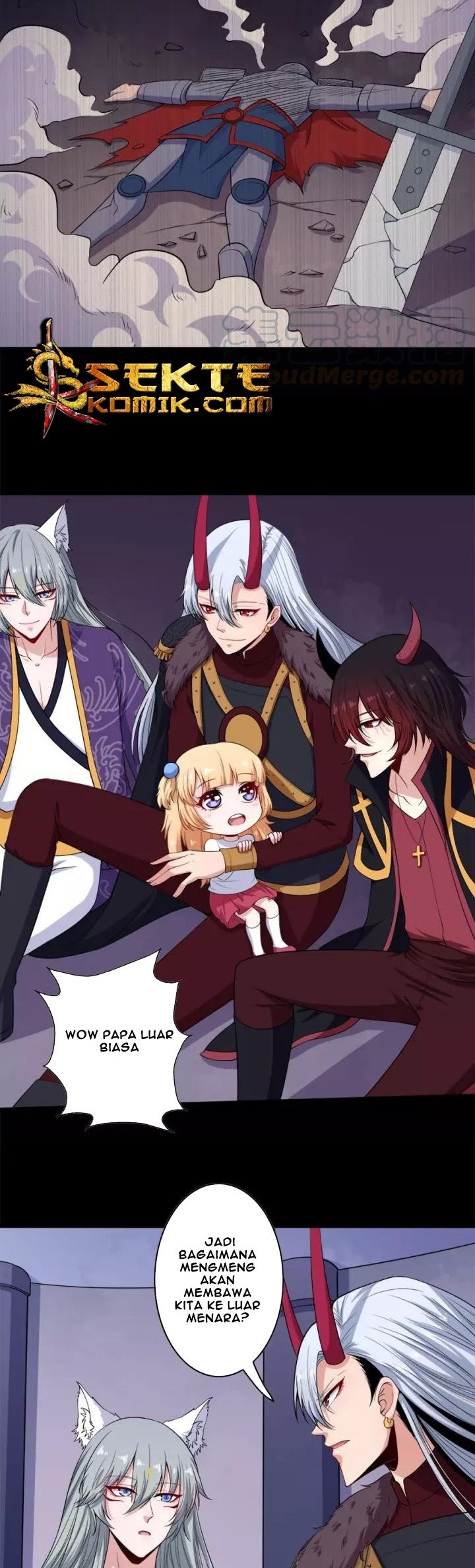 Halaman 11 dari Daddy From Hell Chapter 101.1