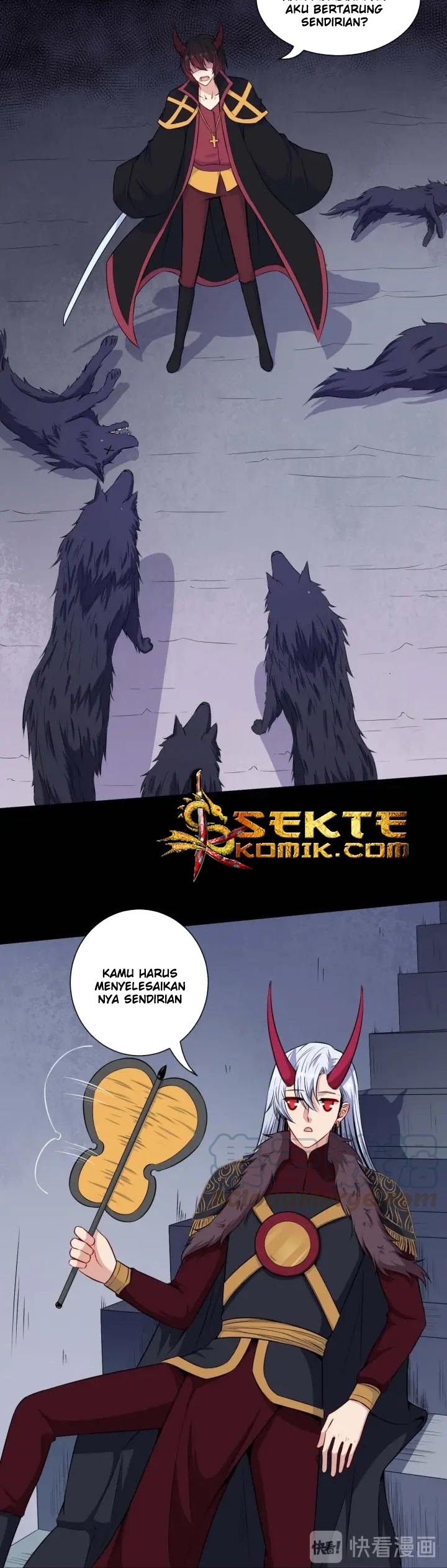 Halaman 11 dari Daddy From Hell Chapter 95.2