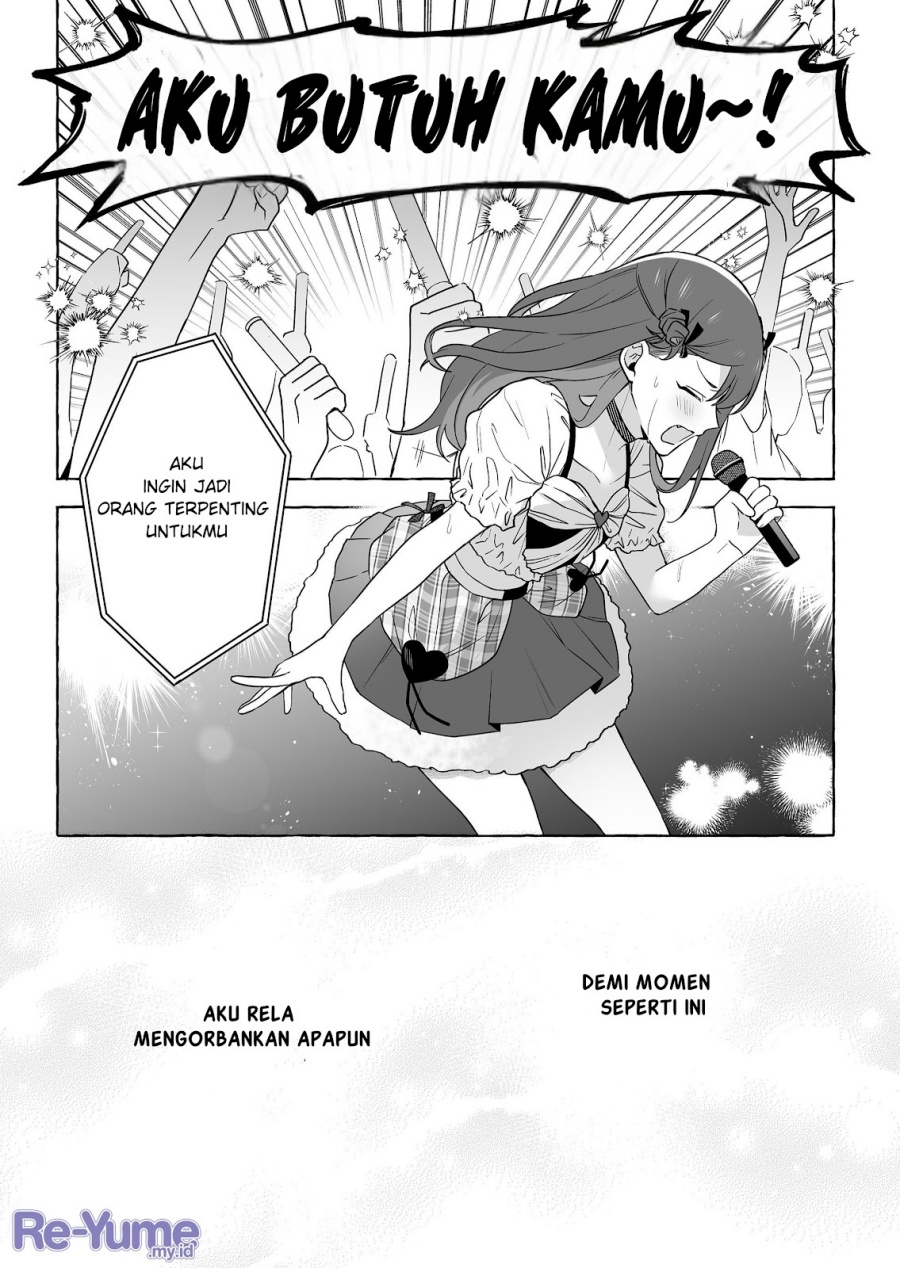 Damedol to Sekai ni Hitori Dake no Fan chapter 50 halaman 18