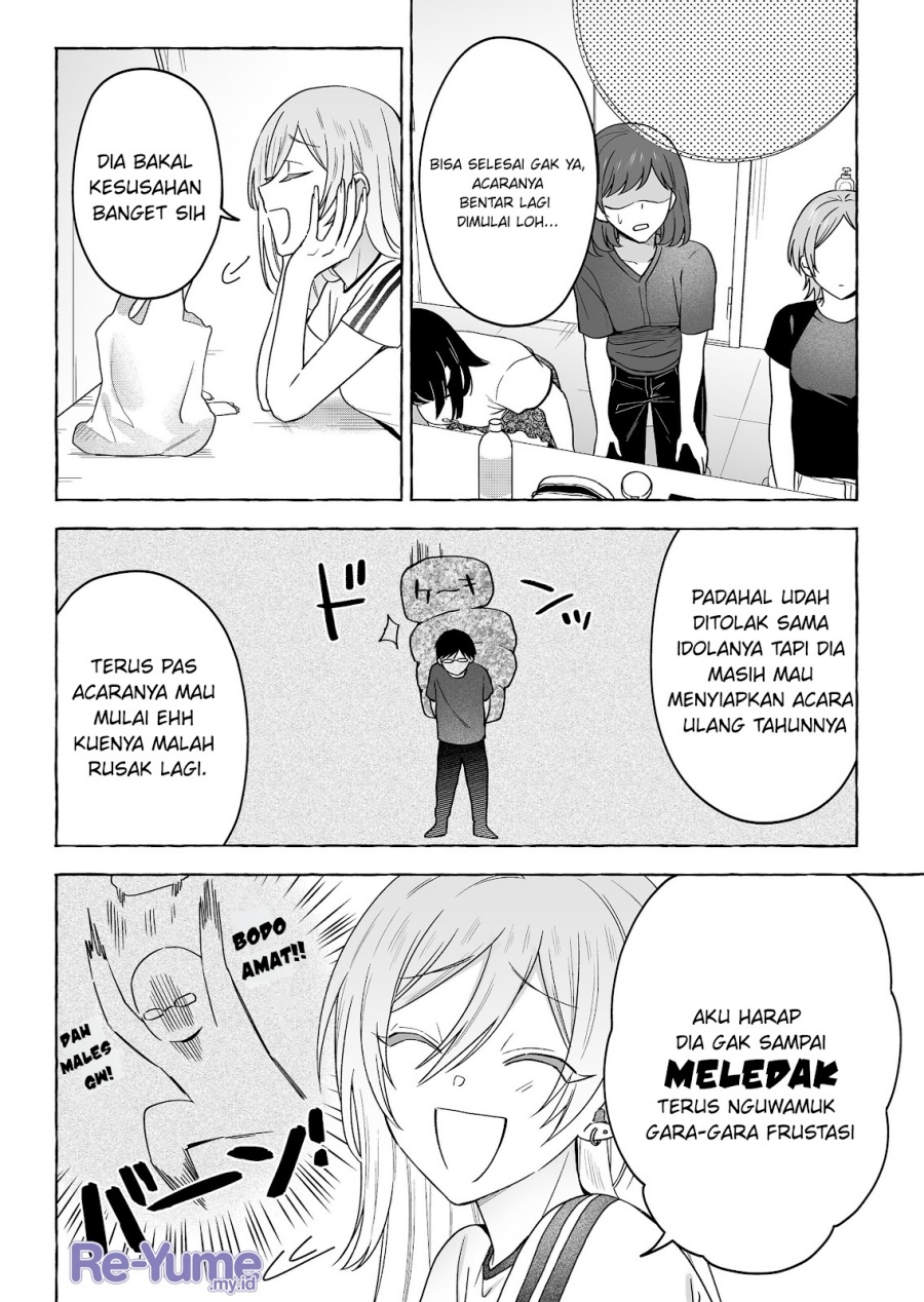 Damedol to Sekai ni Hitori Dake no Fan chapter 50 halaman 6