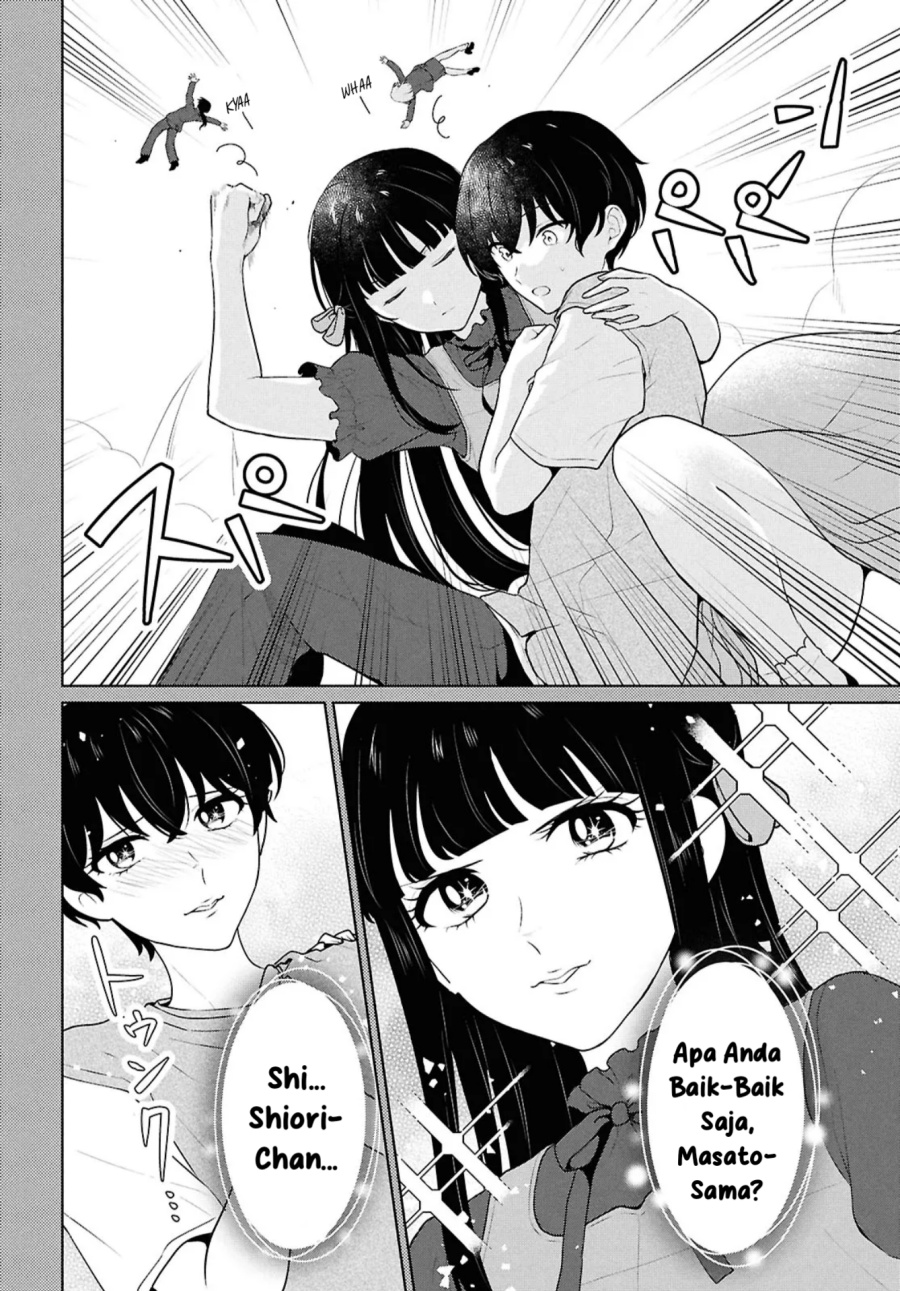 Danjohi 1:5 no Sekai demo Futsu ni Ikirareru to Omotta? ~ Geki Juu Kanjou na Kanojotachi ga Mujikaku Danshi ni Honrousaretara chapter 16.1 halaman 9