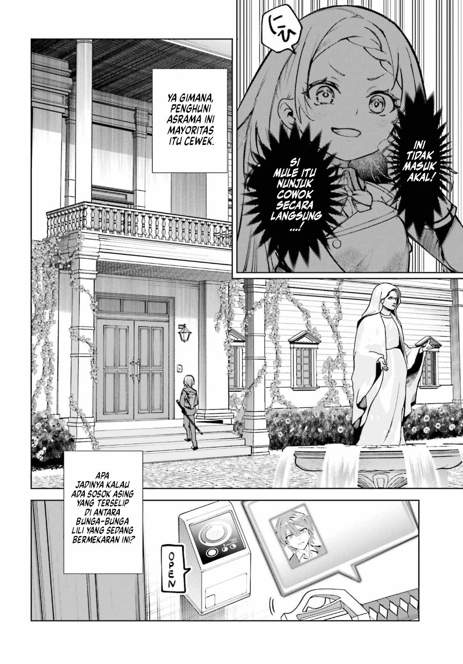 Danshi Kinsei Game Sekai de Ore ga Yarubeki Yuiitsu no Koto - Yuri no Ma ni Hasamaru Otoko to Shite Tensei shite shimaimashita chapter 13 halaman 5