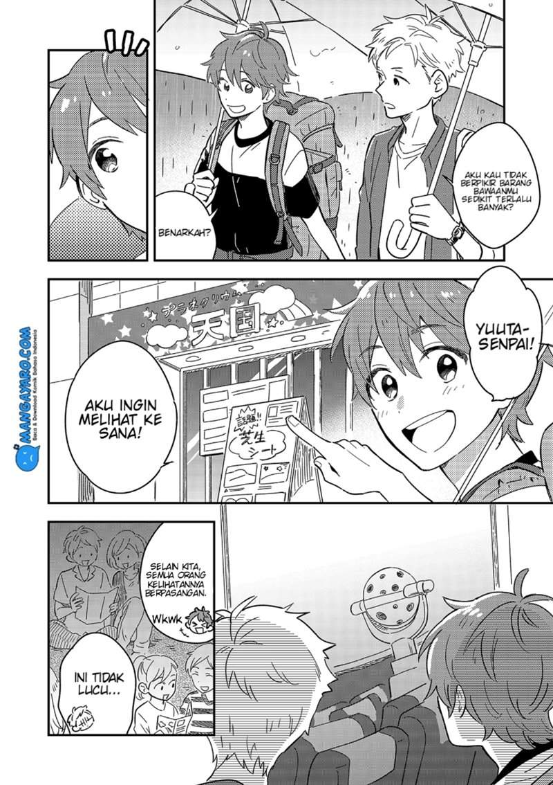 Halaman 5 dari Danshi Koukousei wa Kyou mo Onaka ga Suiteiru Chapter 1