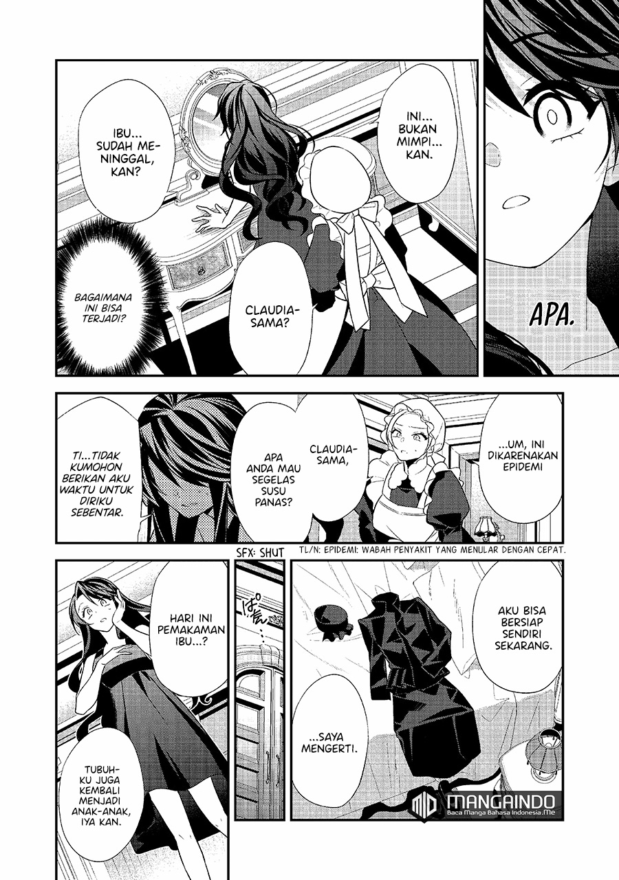 Halaman 2 dari Danzai Sareta Akuyaku Reijou wa, Gyakkou Shite Kanpeki na Akujo o Mezasu @COMIC Chapter 1.2