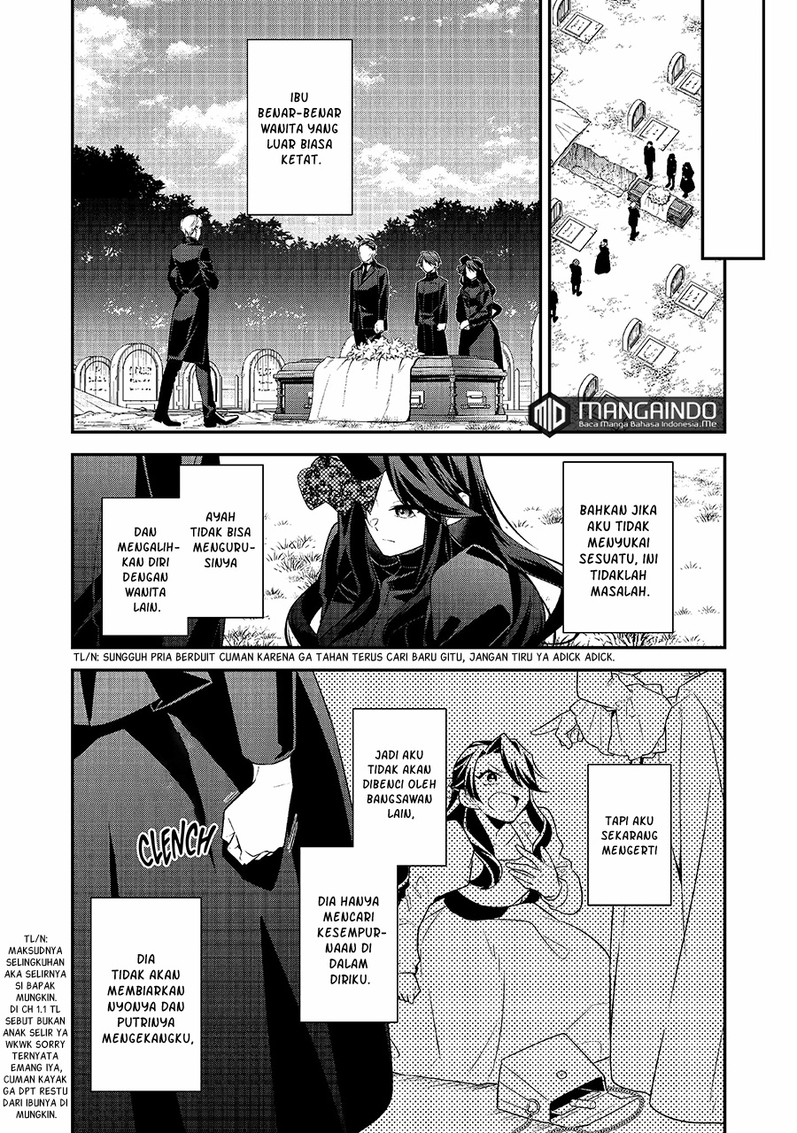 Halaman 6 dari Danzai Sareta Akuyaku Reijou wa, Gyakkou Shite Kanpeki na Akujo o Mezasu @COMIC Chapter 1.2
