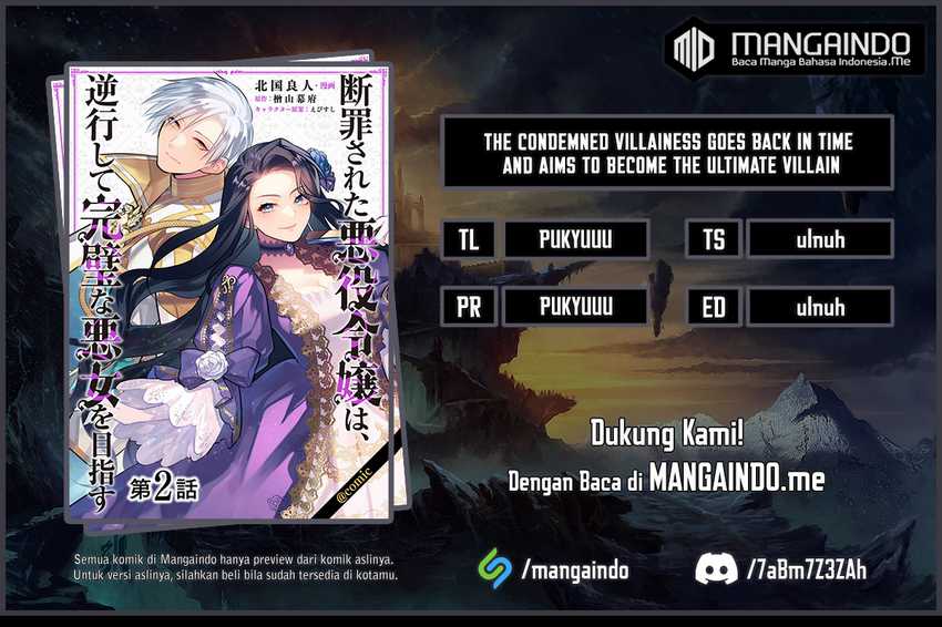 Halaman 1 dari Danzai Sareta Akuyaku Reijou wa, Gyakkou Shite Kanpeki na Akujo o Mezasu @COMIC Chapter 10