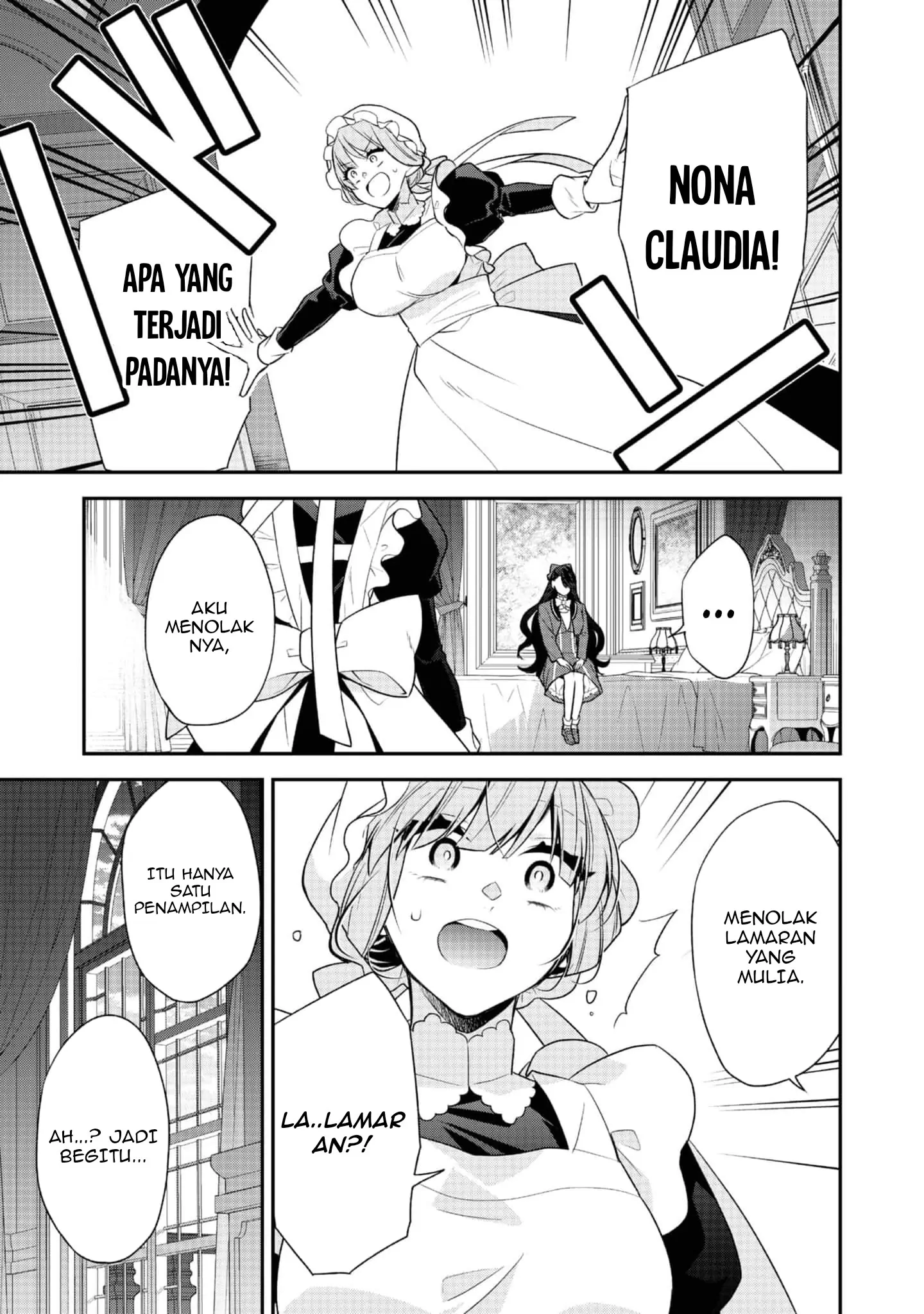 Halaman 11 dari Danzai Sareta Akuyaku Reijou wa, Gyakkou Shite Kanpeki na Akujo o Mezasu @COMIC Chapter 14