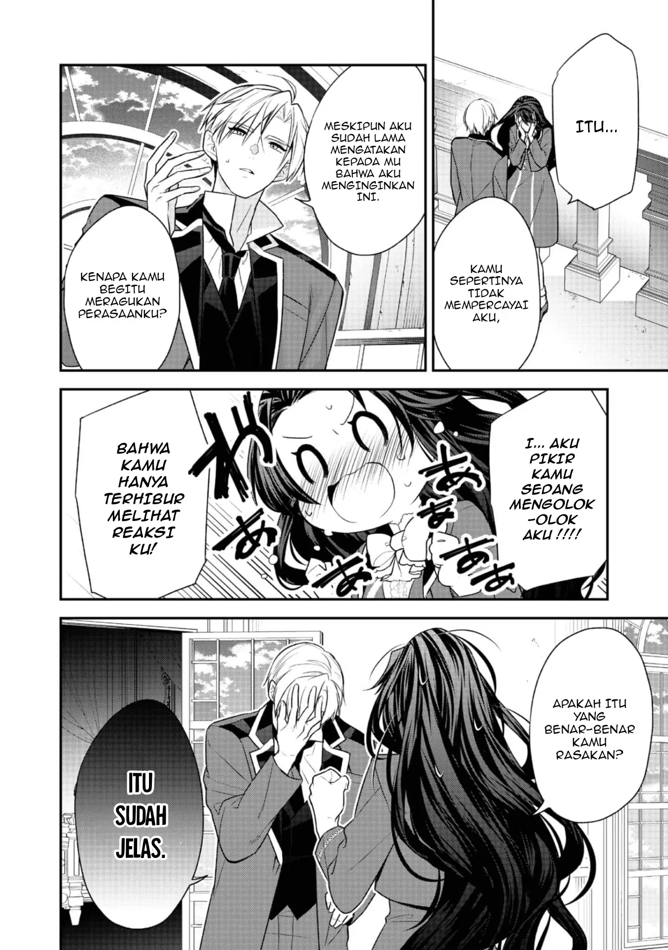 Halaman 25 dari Danzai Sareta Akuyaku Reijou wa, Gyakkou Shite Kanpeki na Akujo o Mezasu @COMIC Chapter 14