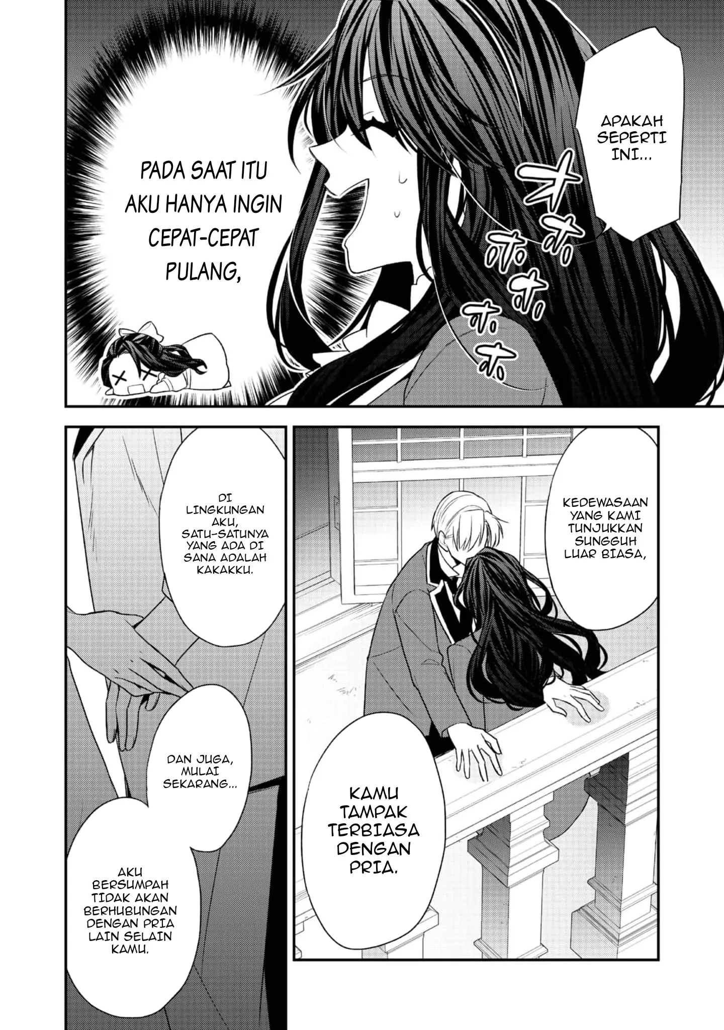 Halaman 27 dari Danzai Sareta Akuyaku Reijou wa, Gyakkou Shite Kanpeki na Akujo o Mezasu @COMIC Chapter 14