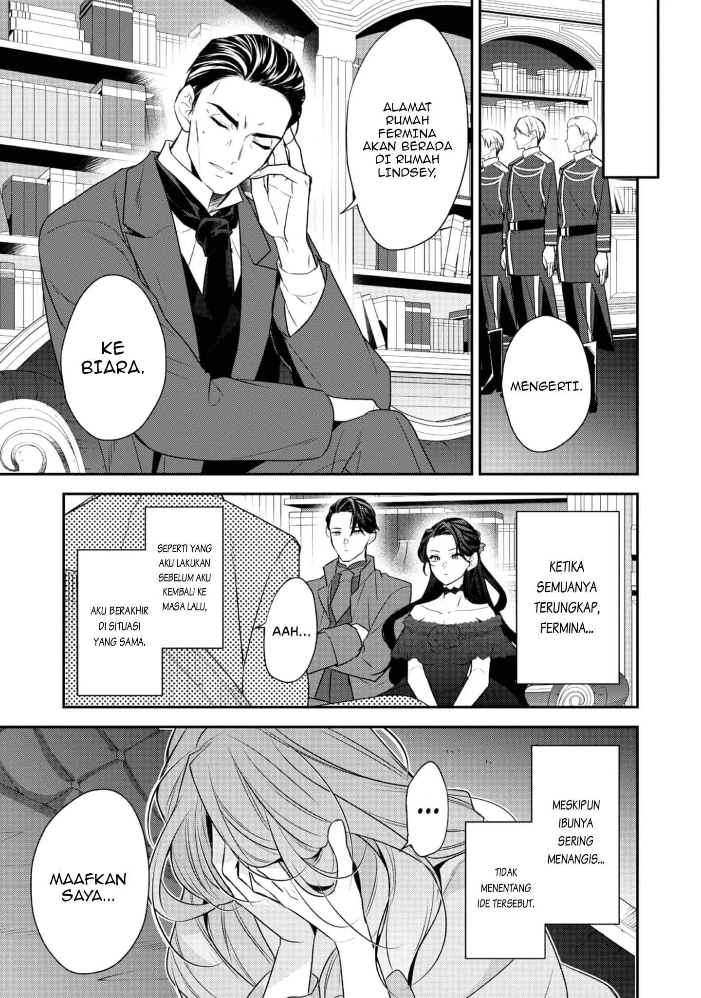 Halaman 30 dari Danzai Sareta Akuyaku Reijou wa, Gyakkou Shite Kanpeki na Akujo o Mezasu @COMIC Chapter 14
