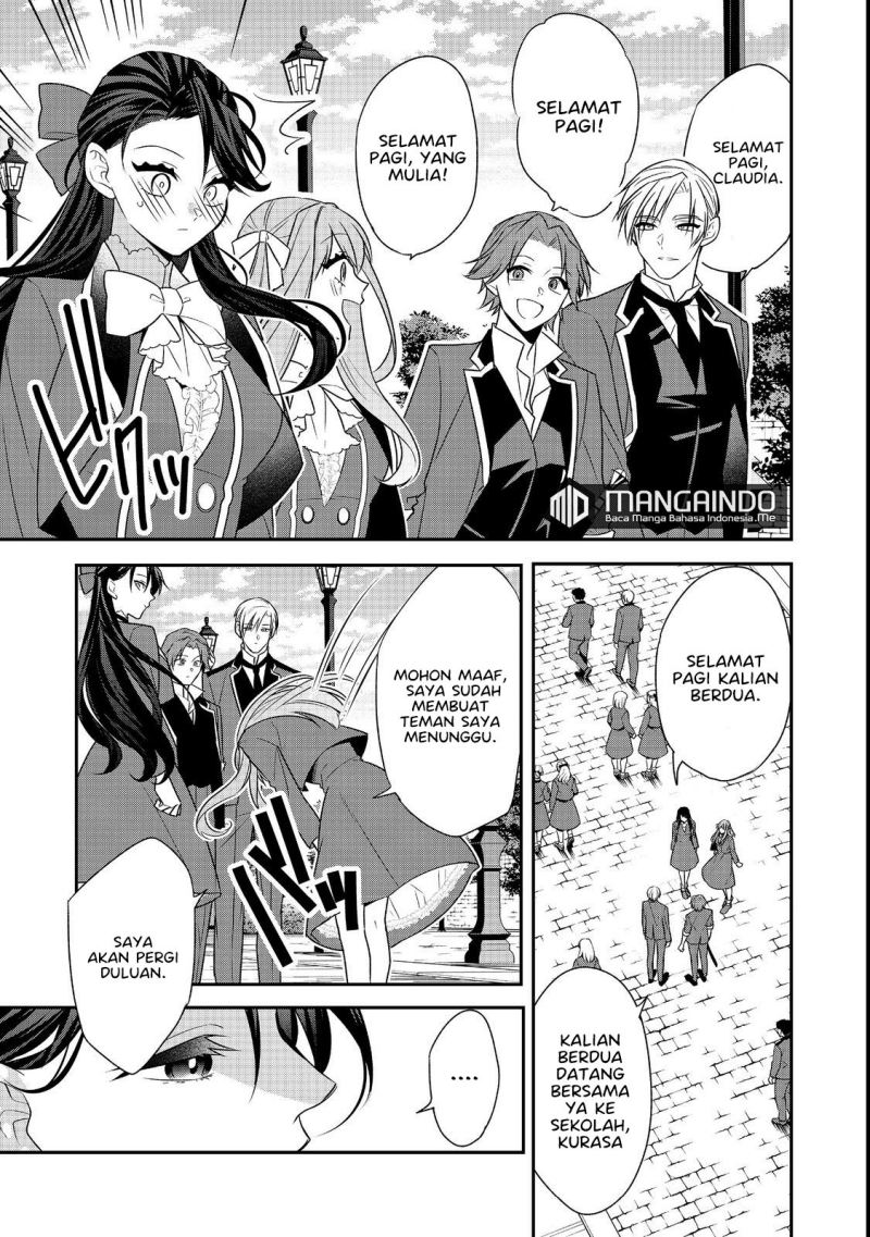Halaman 4 dari Danzai Sareta Akuyaku Reijou wa, Gyakkou Shite Kanpeki na Akujo o Mezasu @COMIC Chapter 8