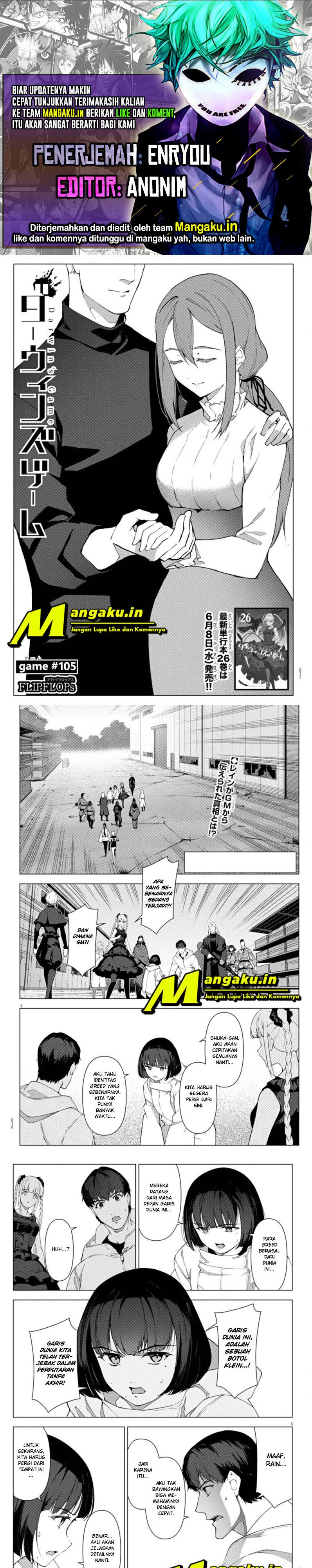 Halaman 1 dari Darwins Game Chapter 105.1