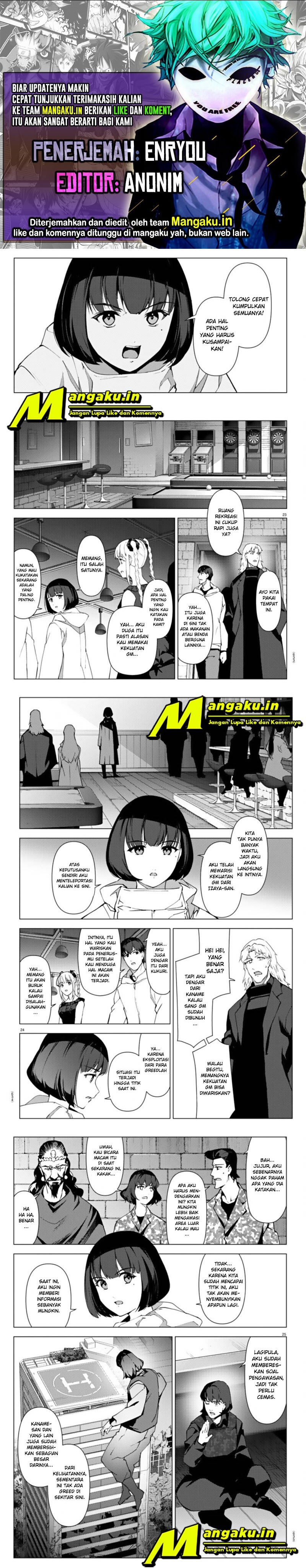 Halaman 1 dari Darwins Game Chapter 105.2