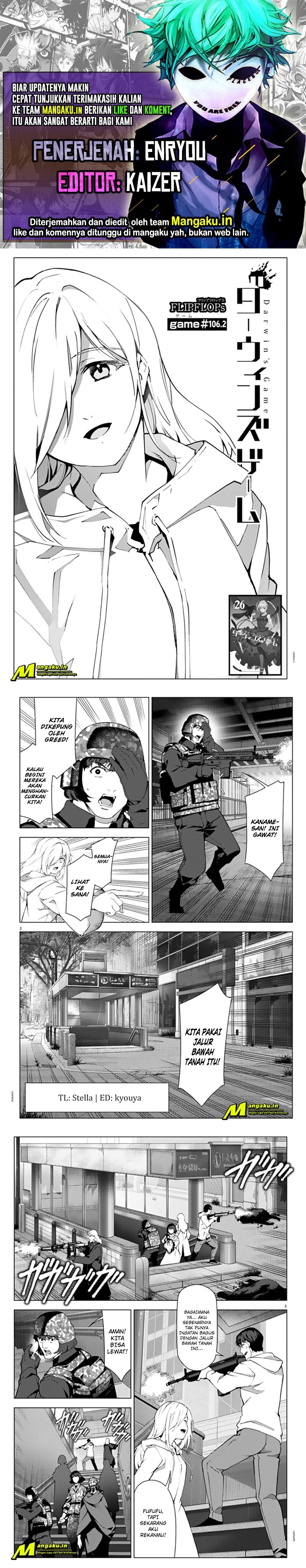 Halaman 1 dari Darwins Game Chapter 106.2