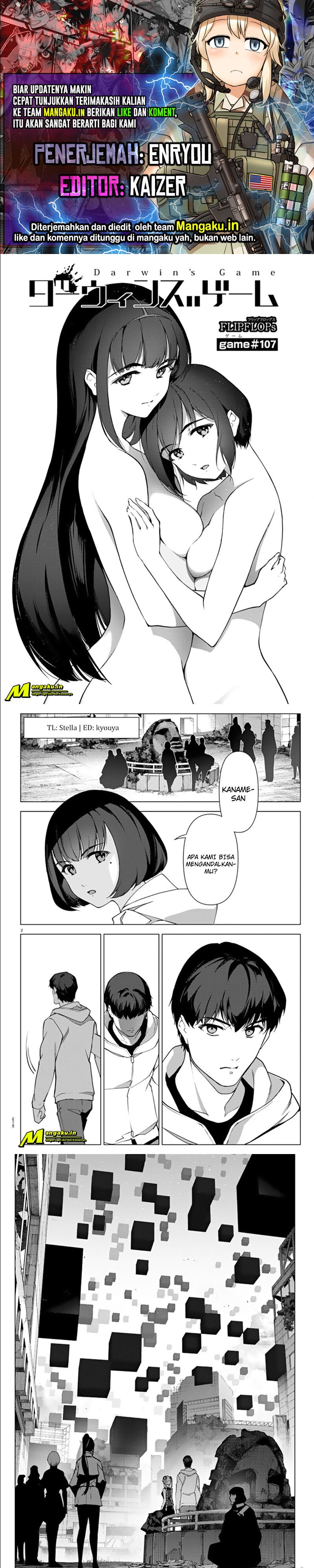 Halaman 1 dari Darwins Game Chapter 107.1